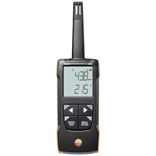 testo 625 - Digitales Thermohygrometer mit App-Anbindung, präzise Messung von Temperatur und Luftfeuchtigkeit