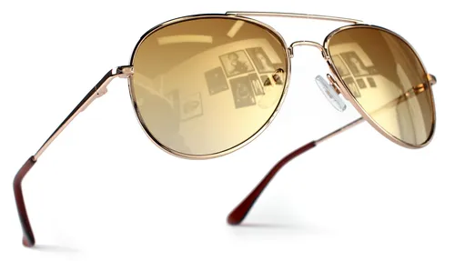 Kinder Pilotenbrille Gold Gold