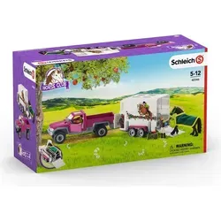 Schleich Pick-up mit Pferdeanhänger