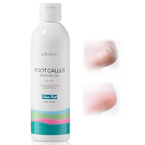 250ml Hydratisierendes Pflegendes Fußfluid,Fuß-Gel,Hornhaut Entferner Gel,Füße für tägliche Pflege,Lang Anhaltende Feuchtigkeit und Weichheit,Reduziert Trockenheit mit Sanfter Formel