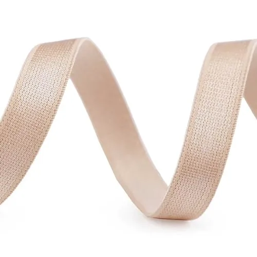 Meterware Satin-Gummiband BH-Trägerband ab 1m x 10mm Wäschegummi Seidenglanz