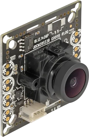 DELOCK 12083 - 2,1 MP Analoges CVBS Kameramodul mit HDR und 130° Sichtfeld - Programmer/Entwicklungstools – Kompaktes Kameramodul mit hoher Auflösung und geringem Stromverbrauch, ideal für industrielle Anwendungen und Gerätebau.
