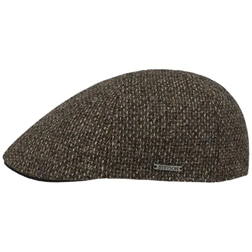Stetson Texas Classic Wool Flatcap - Schirmmütze aus 100% Wolle mit Baumwollfutter für höchsten Tragekomfort, ideal für Herbst und Winter. Zeitloses Design für vielseitige Outfits.