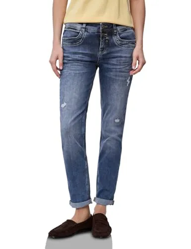 Street One Jeans im Destroyed Look Indigo Random Washed 25 in blau von Street One