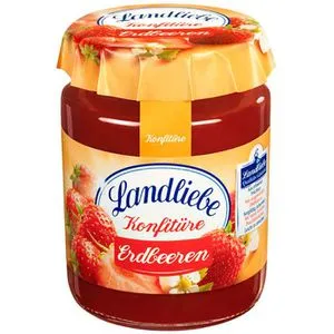 Landliebe Erdbeer-Konfitüre 55% Frucht, 200 g