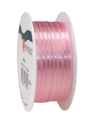 PRÄSENT GESCHENKBAND SATIN HELLROSA 10 M  EUR NEU