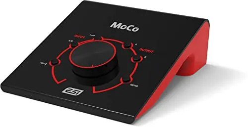 ESI MoCo Passiver Monitorcontroller - Effektgeräte & Signalprozessoren mit symmetrischen und unsymmetrischen Anschlüssen, ideal für präzise Audioüberwachung und flexible Eingangswahl.