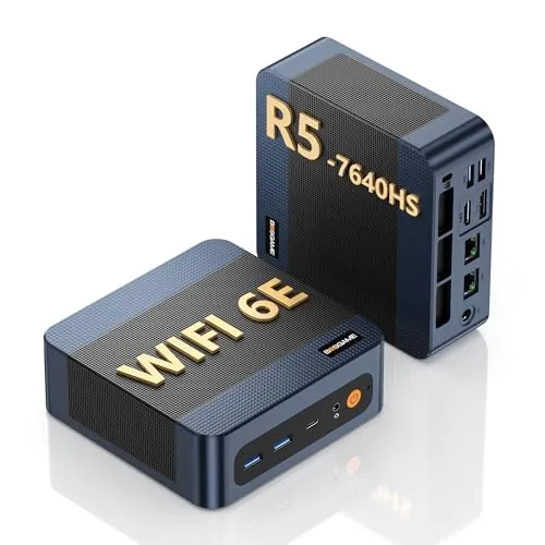 BOSGAME P3 Mix Mini PC mit AMD Ryzen 5 7640HS