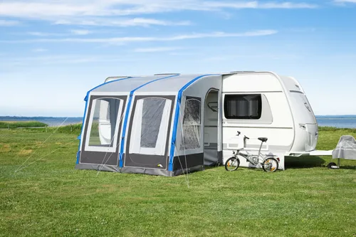 Wohnwagen Vorzelt aufblasbar Space Air L 320x280 Anbauhöhe 250-265 Reisezelt dwt