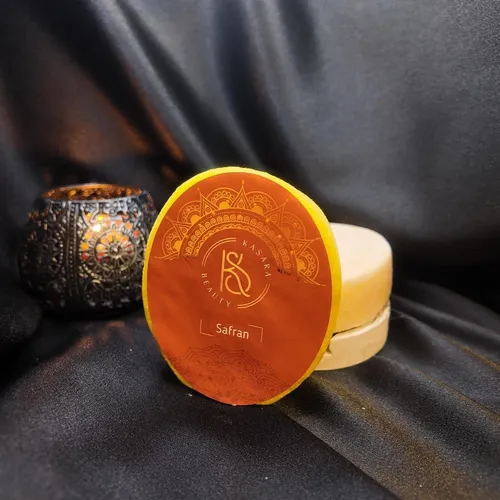 Schwammseife 130gr mit Safran- Für Sanfte Reinigung