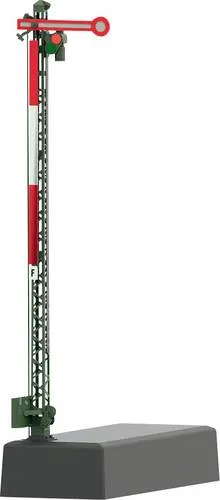 Märklin 70392 Hauptsignal mit Gittermast Digital mfx - H0 Signalmodell mit Lichtfunktion, ideal für detailgetreue Landschaftsgestaltung im Maßstab 1:87, Epoche III.