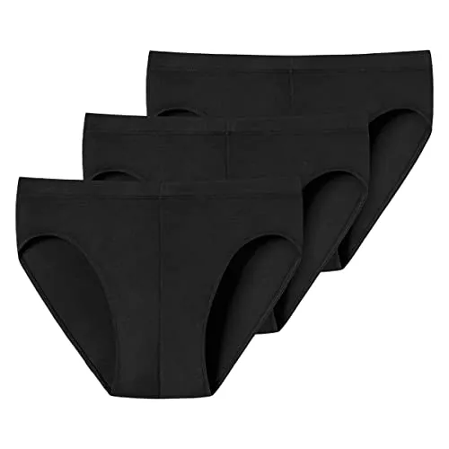 uncover by Schiesser Mini Slip - 3er Pack (XL Schwarz) - Herren-Slips im praktischen Dreierpack, aus elastischer Single-Jersey-Qualität für perfekten Sitz und hohen Tragekomfort.