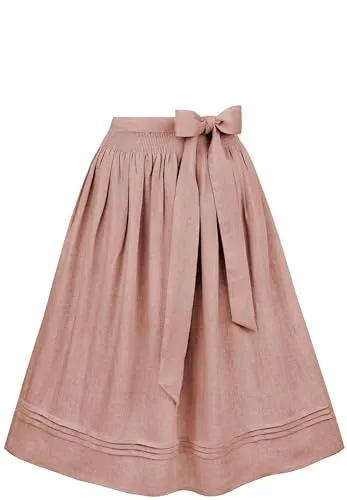 Stockerpoint Mina Dirndlschürze, Altrosa, 40-44 - Elegante Dirndlschürze in Altrosa, perfekt kombinierbar mit Dirndl und ideal für eine Rocklänge von 70 cm für ein harmonisches Festtags-Outfit.