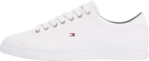 Produktbild Tommy Hilfiger Herren Cupsole Sneaker Essential Leather Schuhe, Weiß, 43