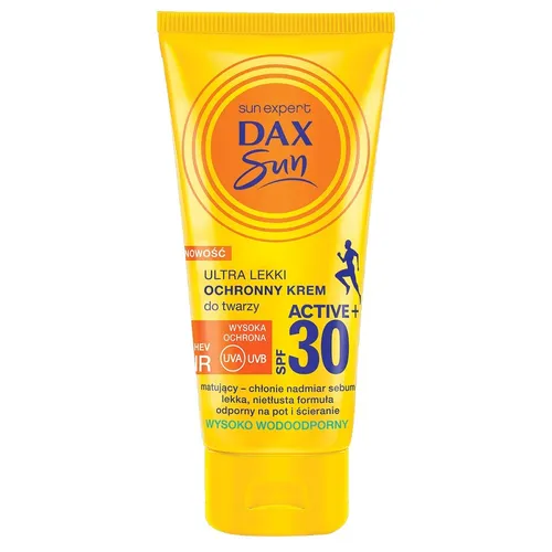 Dax Sun Ultra lekki ochronny krem do twarzy SPF30 Active+ 50ml (P1 5900525057624