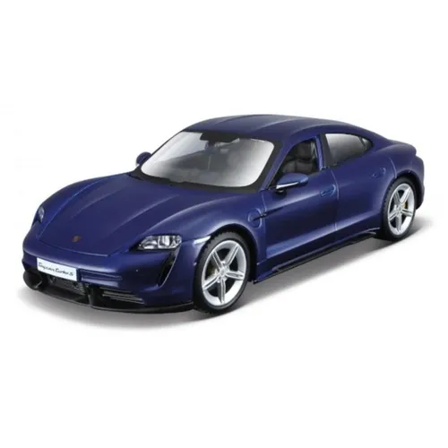Metal model Porsche Taycan Turbo S Blue 1/24 Bburago 4893993002764
