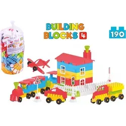 KLOCKI DUŻE PLASTIKOWE POLSKIE KONSTRUKCYJNE 190 Teile