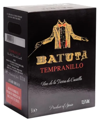 Batuta Tempranillo Rotwein  13,5% -  5 L  BIB