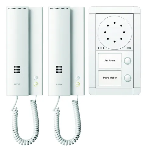 Ritto 1891270 Portier Audio-Komplettpaket AP für 2 WE von Ritto