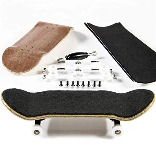 PhoneNatic Finger-Skateboard Bauset in rotbraun (Design 1)