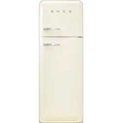 Smeg FAB30RCR6 Standkühlschrank (beige) mit Gefrierraum - Kühlschrank mit innovativem Multiflow-System für gleichmäßige Kaltluftverteilung, Inverter-Kompressor für leisen Betrieb und Energieeffizienz.