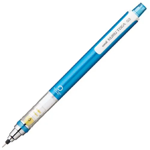 Uni Druckbleistift, Kuru Toga Standard Modell 0,3 mm, blau (m34501p.33)