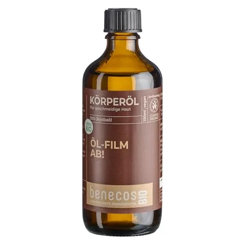 benecosBIO Körperöl BIO-Jojobaöl ÖL-FILM AB! - Für geschmeidige Haut
