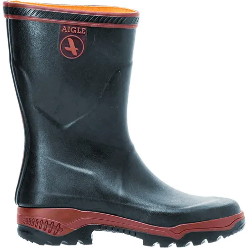 Aigle Unisex Parcours 2 Bottillon Gummistiefel Grün (bronze) 43 - Gummistiefel, handgefertigt in Frankreich mit Anti-Müdigkeit-Technologie für hohen Tragekomfort und eine stoßdämpfende Sohle aus Naturkautschuk.