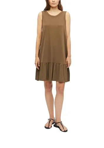 s.Oliver Damen Kleid – Relaxed Fit, Jersey, ärmellos, Rundhalsausschnitt - Ärmelloses Jersey-Kleid im Relaxed Fit für angenehmen Tragekomfort. Ideal für warme Tage, vielseitig kombinierbar und mit femininer Silhouette. Perfekt für entspannte Casual-Looks.