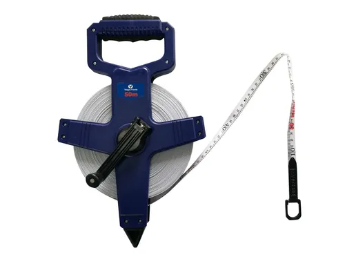 Rollmaßband Maßband Messband 50m Bandmaß Fiberglas mit Drehkurbel 1x