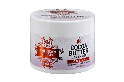 American Dream Kakaobutter Lavendelcreme angereichert mit Lavendelöl und Vitamin E, 500 ml