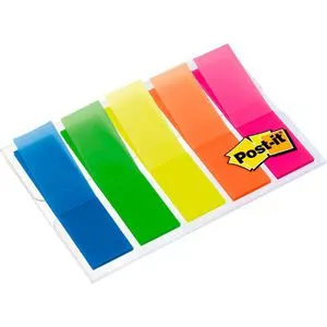 Post-it® Mini Haftmarker farbsortiert 5x 20 Streifen