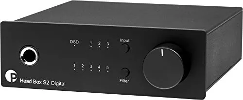 Pro-Ject Head Box S2 Digital - High End Kopfhörerverstärker - Hifi & Audio mit ESS Sabre ESS9038 DAC, 32bit/768kHz Dekodierung und extrem niedrigen Jitterwerten für herausragenden Klanggenuss.