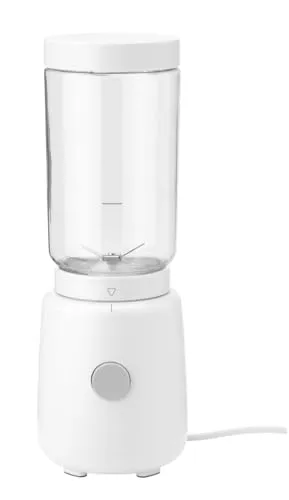 RIG-TIG Smoothiemixer in Weiß - 500 ml - Standmixer mit 500 ml Fassungsvermögen, ideal für gesunde Smoothies und Shakes, leistungsstark mit 180 W und aus hochwertigem Tritan und Edelstahl.