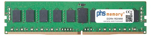 phs memory 16GB RAM Speicher kompatibel mit Supermicro A2SDi-4C-HLN4F DDR4 RDIMM 2400MHz