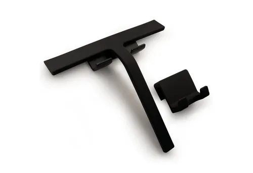 Designfabrik Hamburg Duschabzieher, 23 cm Breite, Silikonummantelt, inklusive 2x Halterung