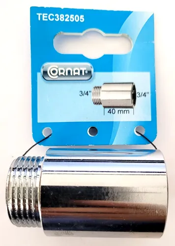 Cornat Hahnverlängerung messing verchromt 3/4 Länge 40 mm TEC382505