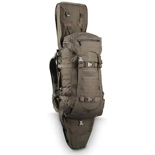 Eberlestock Gunslinger II Pack 44 Liter - Taktischer Rucksack mit Gewehrtasche - Vielseitiger 44-Liter-Rucksack mit integrierter Gewehrtasche für optimale Flexibilität. Ideal für den professionellen Einsatz, robust und komfortabel, ausgestattet mit einem innovativen Rahmensystem.