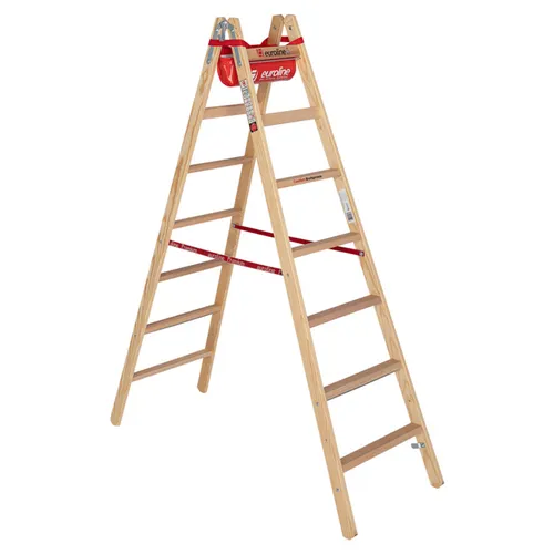 Euroline Holz-Sprossenleiter Nr. 10504 von euroline