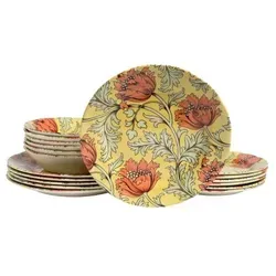 CreaTable Florentina Kombiservice 18-tlg (Bunt) in gelb von CreaTable