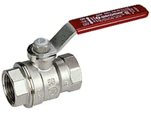 Giacomini R850X023 Kugelhahn mit Hebelgriff vollem Durchgang und 2 x Innengewind