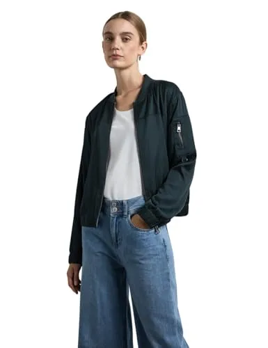 STREET ONE Damen A212259 Satin-Blouson in Hunter Green in grün von Street One
