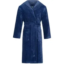 bugatti Herren Bademantel Roberto Marine blau M - Bademantel für Herren aus 50% Baumwolle und 50% Polyester, sportlich und komfortabel, ideal für entspannte Stunden zu Hause.