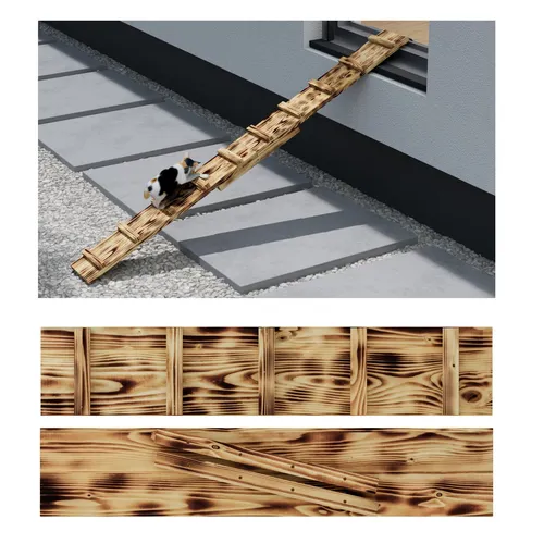 Katzenleiter Katzentreppe 3m für Balkon