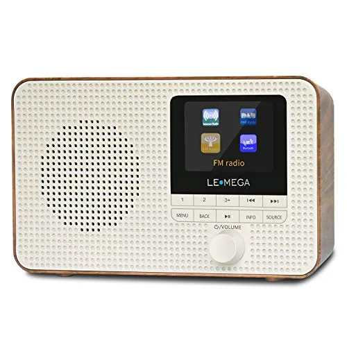 LEMEGA IR1 Tragbares WiFi Internetradio in braun von LEMEGA