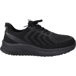 OrthoFeet Tilos Handsfree Slip-In Herrensneaker - Black - Wanderschuhe mit anpassungsfähigem Obermaterial und ergonomischer Zwischensohle für optimalen Komfort und Schmerzreduktion. Ideal für spezielle Fußbedürfnisse und einfach an- und auszuziehen.