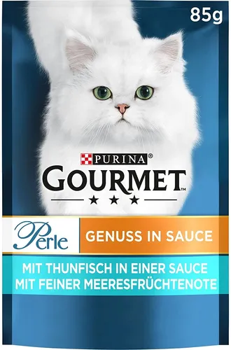 PURINA GOURMET PERLE GENUSS KATZENFUTTER NASSFUTTER MIT THUNFISCH 26x85g