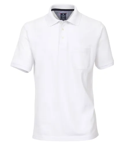 Redmond Herren Polo Shirt Regular Fit - Weiß, Größe S (Art.-Nr. 900) - Das Redmond Regular Fit Polo Shirt aus 100% Baumwolle bietet hohen Tragekomfort und eine bequeme Passform. Ideal für jeden Alltag, mit klassischem Polokragen und Brusttasche. Verfügbar in verschiedenen Farben.