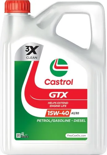 Motoröl CASTROL GTX 15W40 4L von Castrol