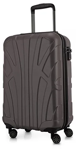 Suitline Handgepäck Hartschalen-Koffer 55 cm mit Erweiterung